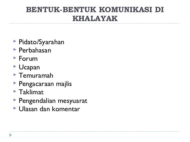 6 bentuk komunikasi di khalayak