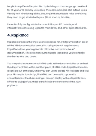 6 Best OpenAPI Documentation Tools that You must Know | PDF