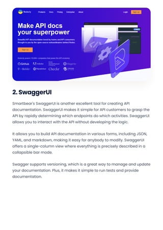 6 Best OpenAPI Documentation Tools that You must Know | PDF
