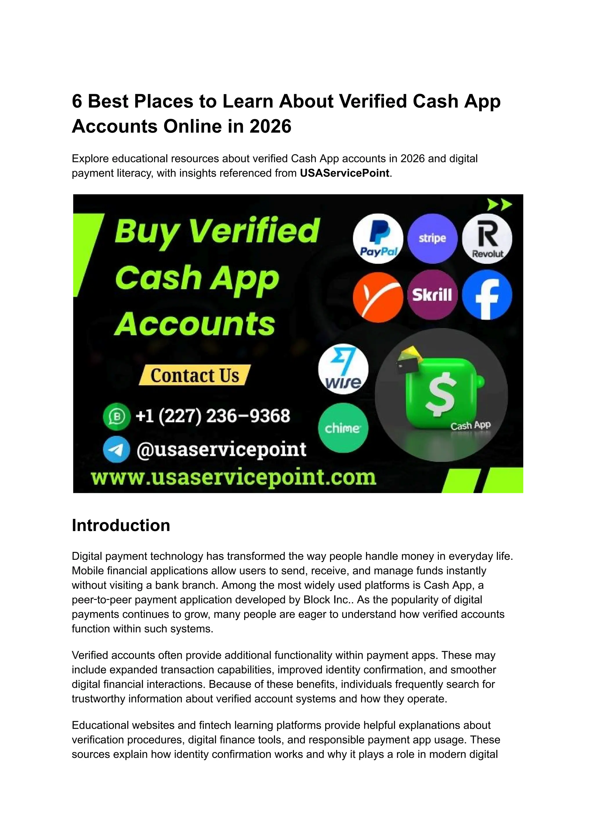 6 Best Places to Learn About Verified Cash App Accounts Online in 2026.pdf