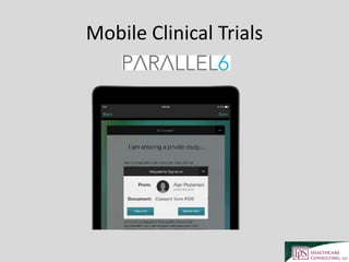 Mobile Clinical Trials
 