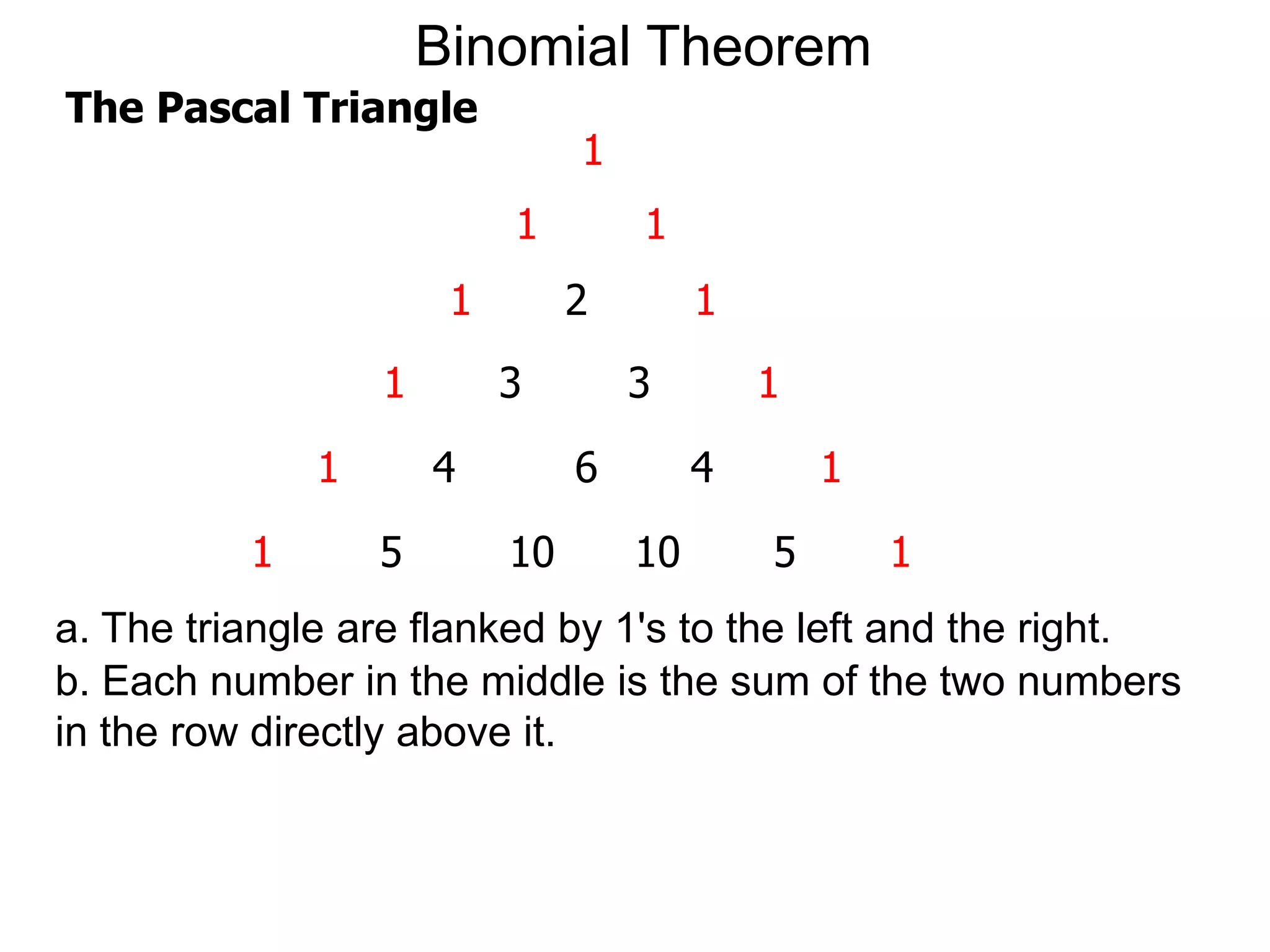 6 binomial theorem | PPTX