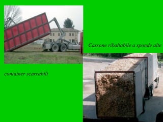container scarrabili Cassone ribaltabile a sponde alte 