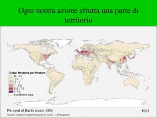 Ogni nostra azione sfrutta una parte di territorio 