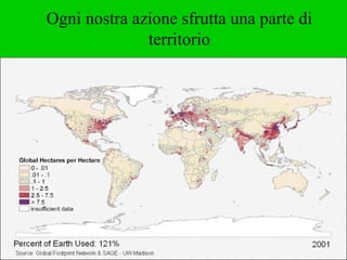 Ogni nostra azione sfrutta una parte di territorio 