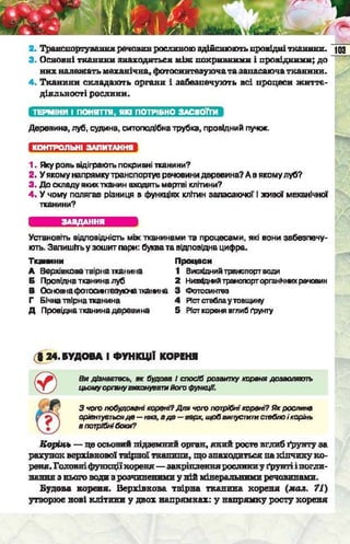 Підручник  з біології 6 клас, Костіков