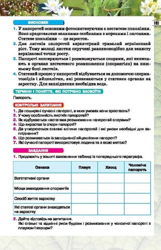 Підручник  з біології 6 клас, Костіков