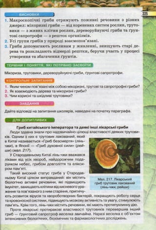 Підручник  з біології 6 клас, Костіков
