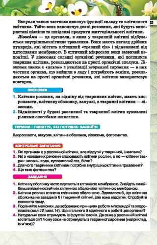 Підручник  з біології 6 клас, Костіков