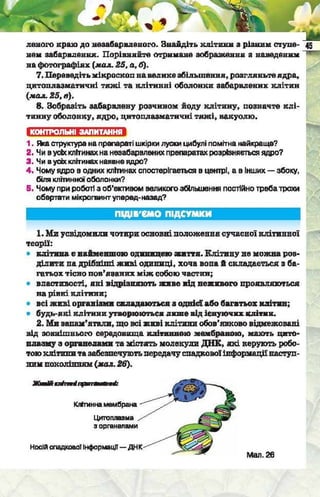 Підручник  з біології 6 клас, Костіков