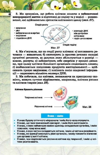 Підручник  з біології 6 клас, Костіков