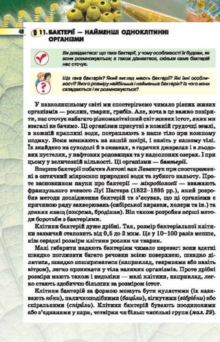 Підручник  з біології 6 клас, Костіков