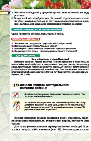 Підручник  з біології 6 клас, Костіков