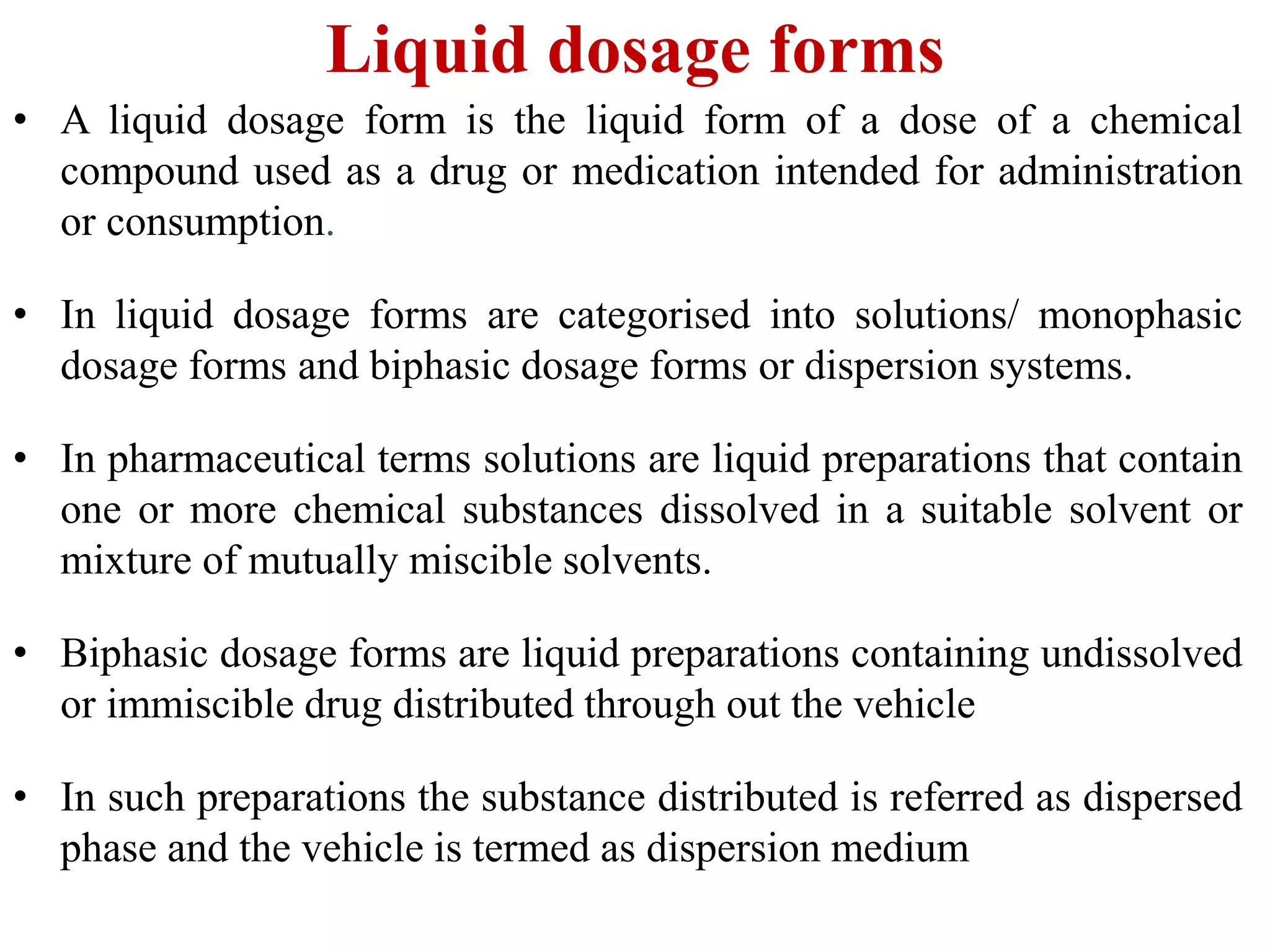 6b manufacture of liquid dosageforms | PPTX