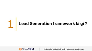 6 bước xây dựng Lead Generation Framework | PDF