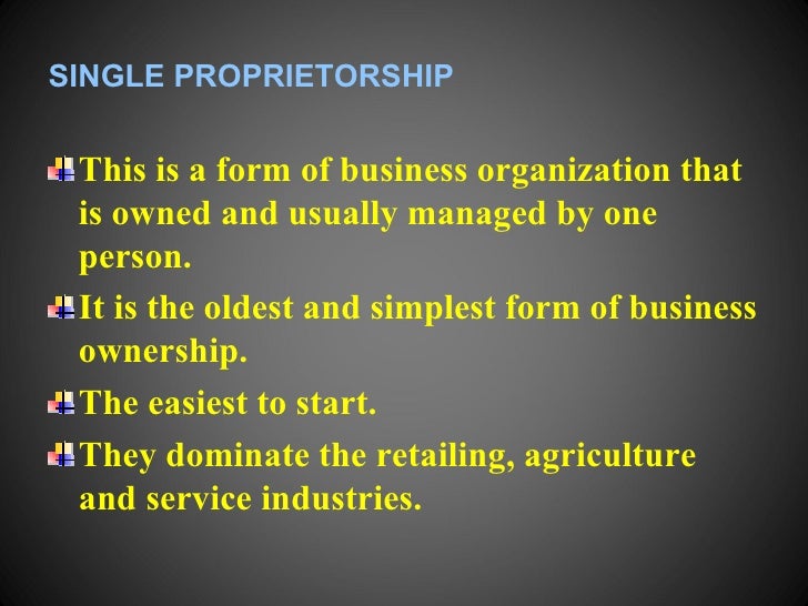 form of ownership business plan