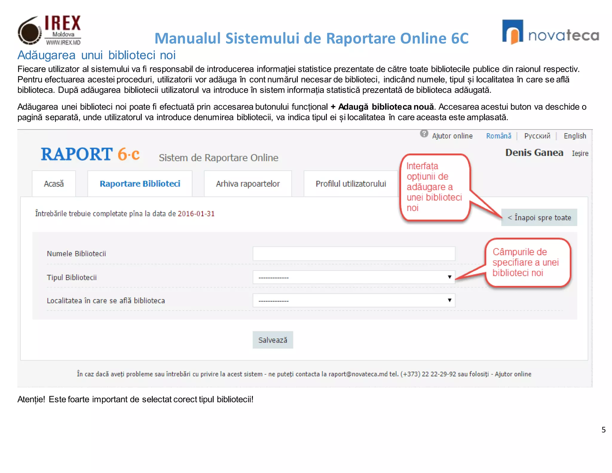 SISTEMULUI NA IONAL DE RAPORTARE FOREXEBUG visual data 7
