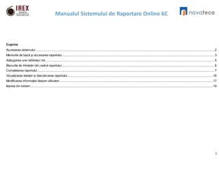 SISTEMULUI NA IONAL DE RAPORTARE FOREXEBUG visual data 4