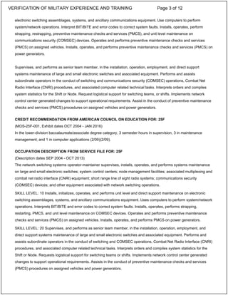 Selective Service Verfication Guide Handout.pdf Verfication of Military Experience Document | PDF