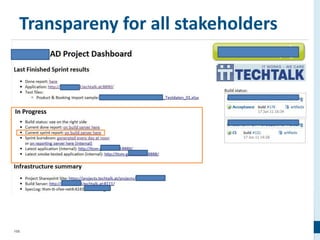 108
Transpareny for all stakeholders
In Progress
 