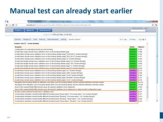 117
Manual test can already start earlier
 