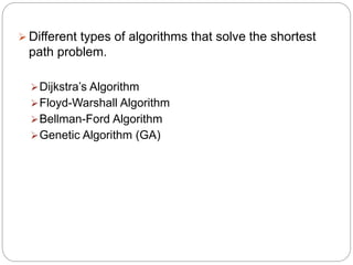 Review And Evaluations Of Shortest Path Algorithms | PPT