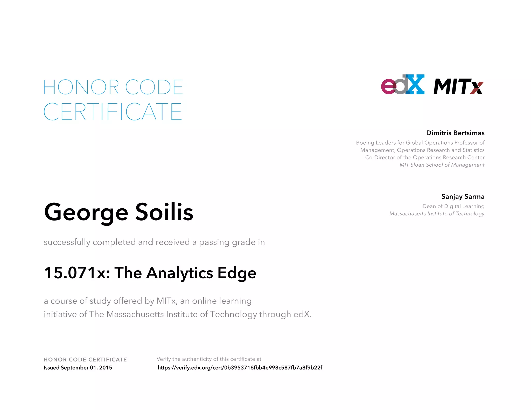 AnalyticsEdgeCertificate PPT AnalyticsEdgeCertificate PPT