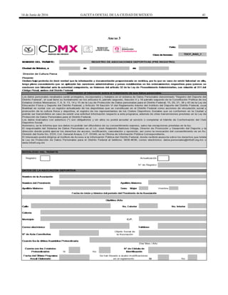 14 de Junio de 2016 GACETA OFICIAL DE LA CIUDAD DEMÉXICO 41
Anexo 3
 