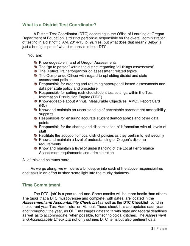 District planner resume