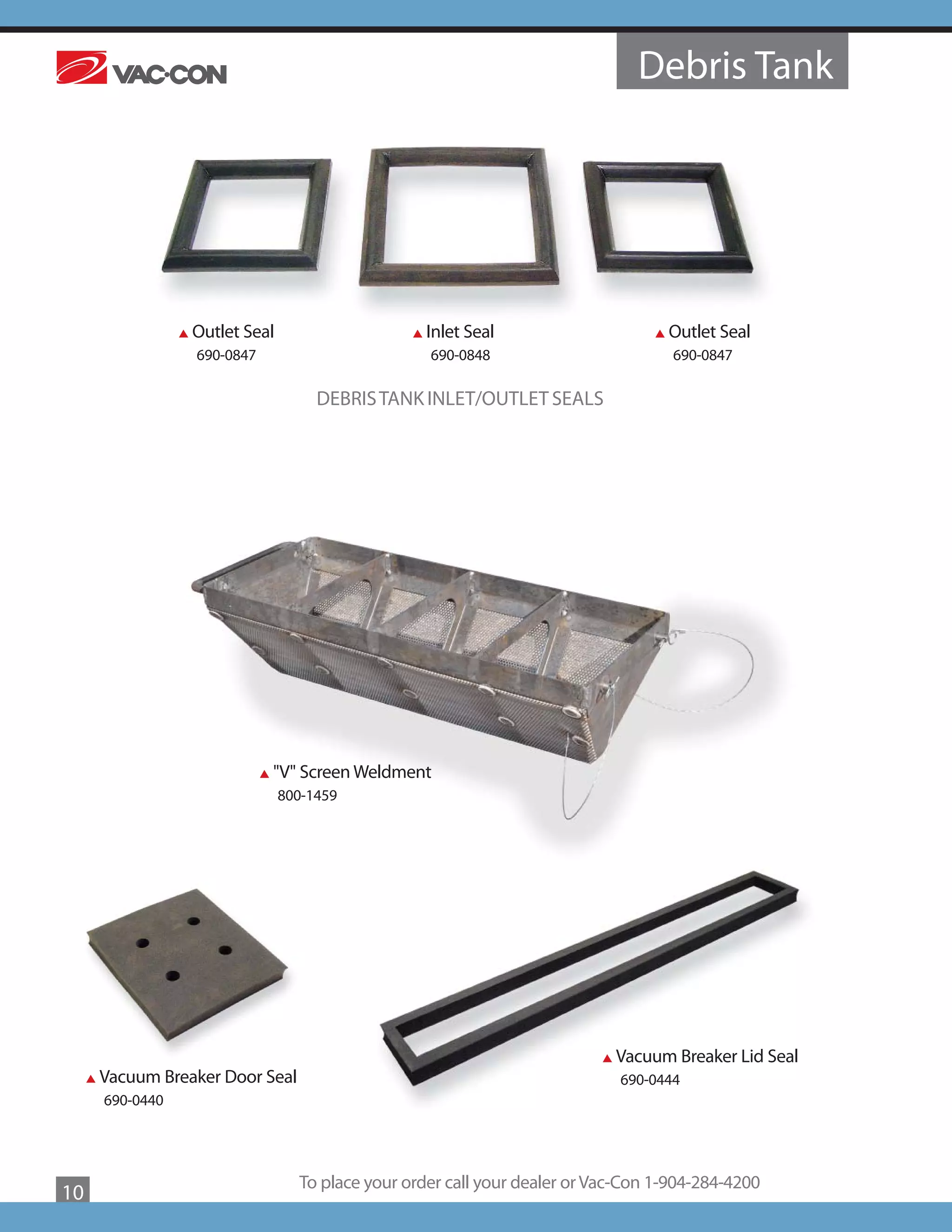 VacCon Parts Catalog PDF