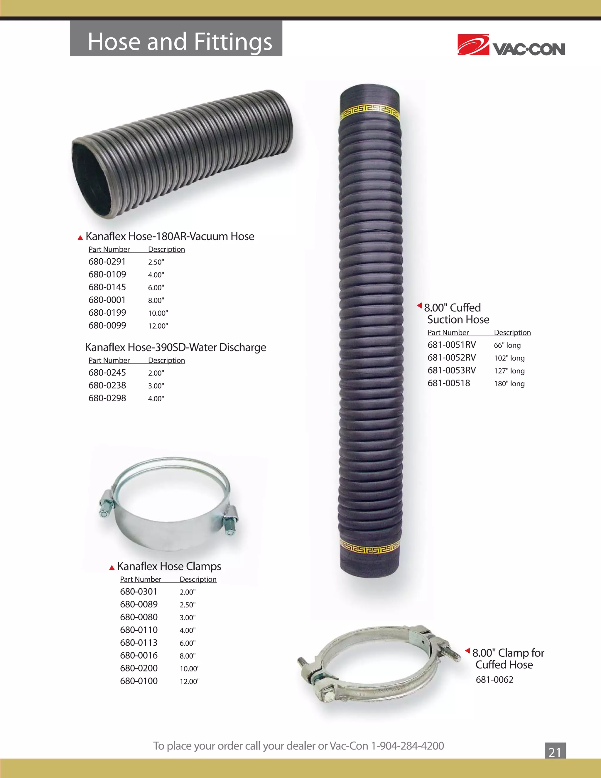 VacCon Parts Catalog PDF