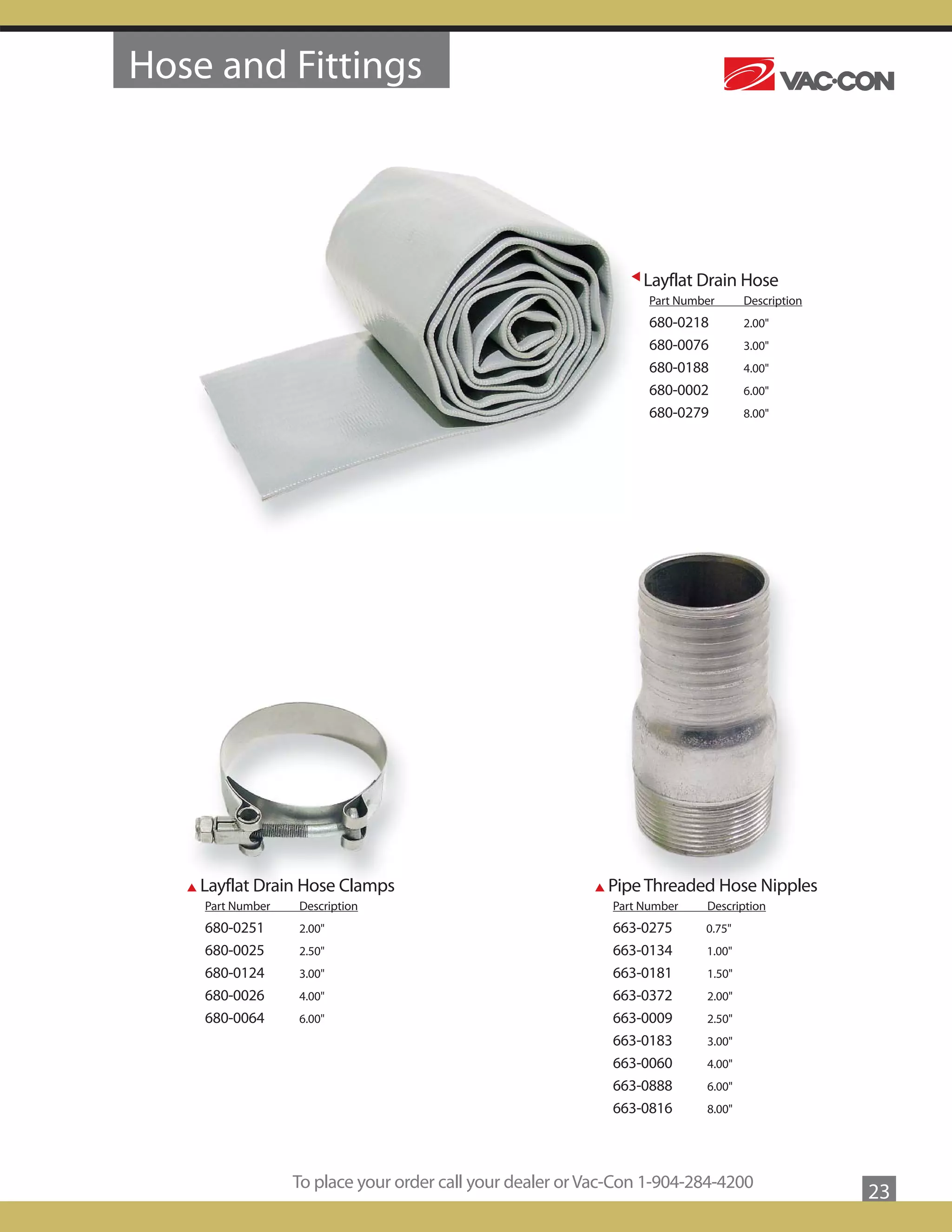 VacCon Parts Catalog PDF