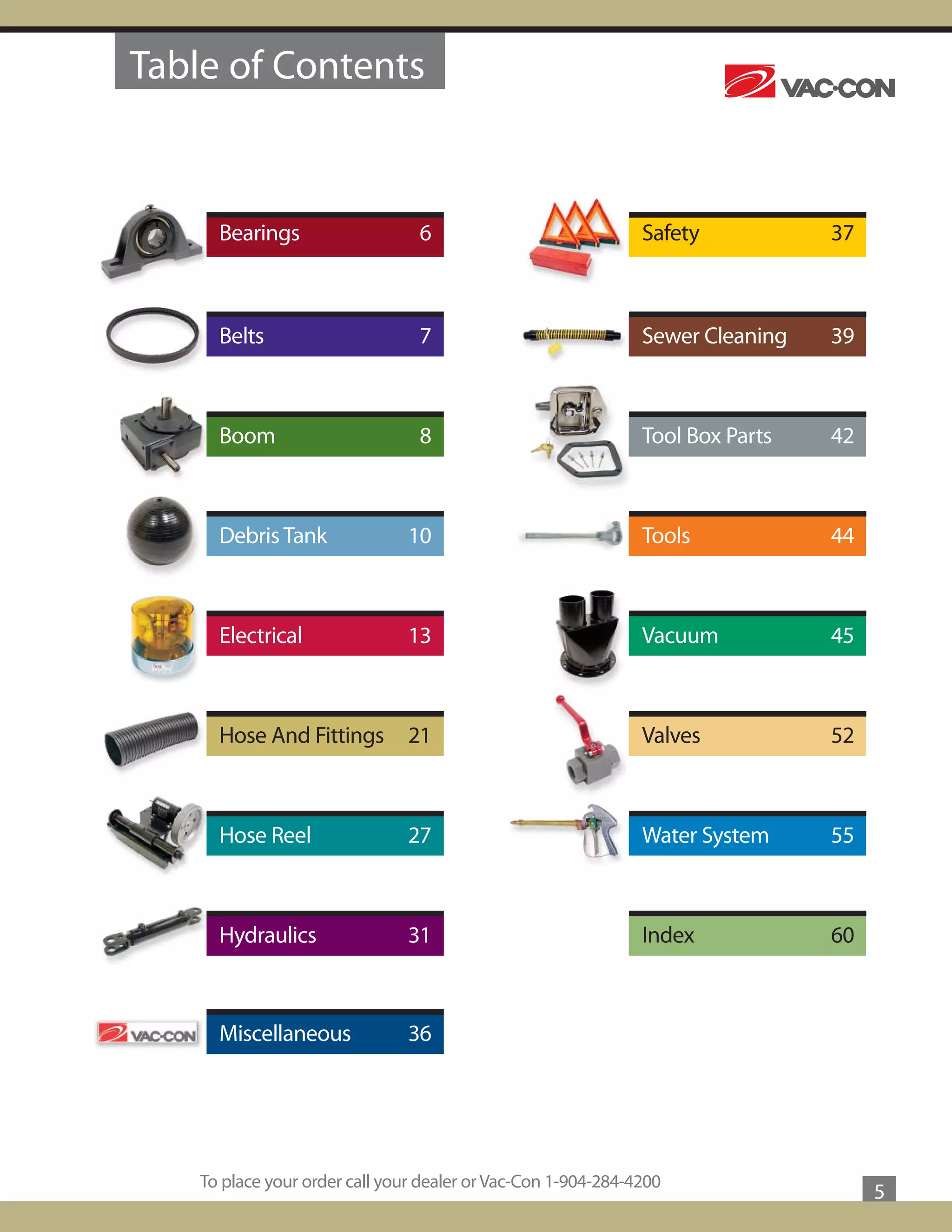 VacCon Parts Catalog PDF