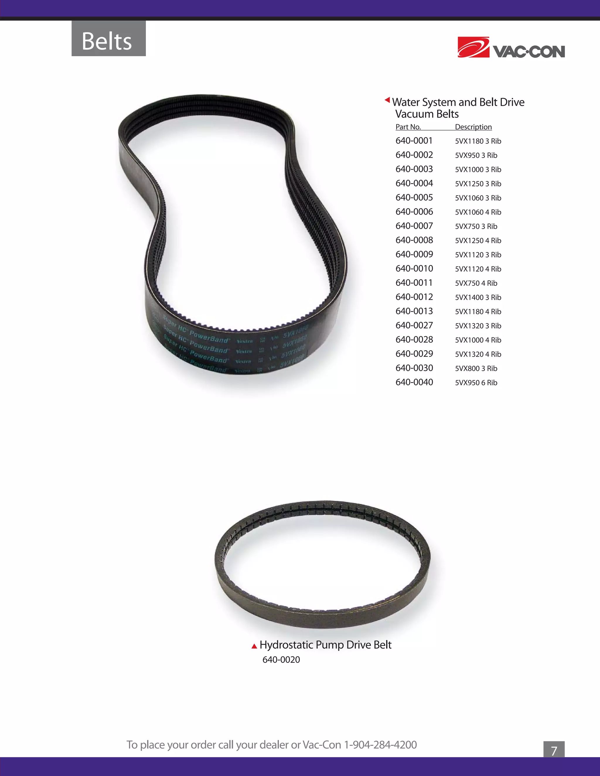 VacCon Parts Catalog PDF