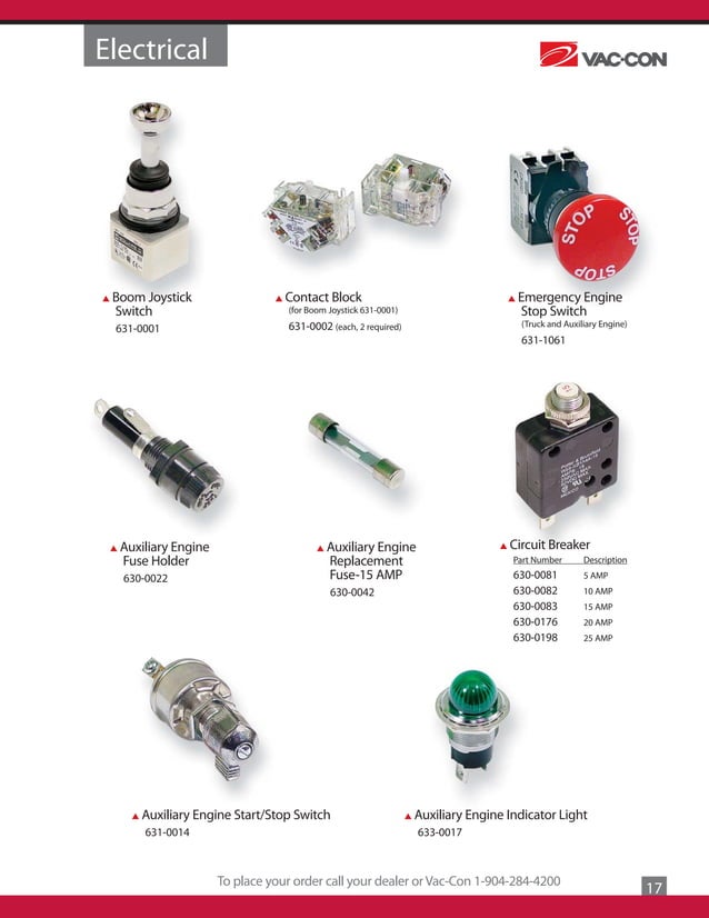 VacCon Parts Catalog PDF