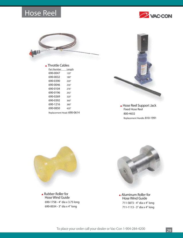 VacCon Parts Catalog PDF