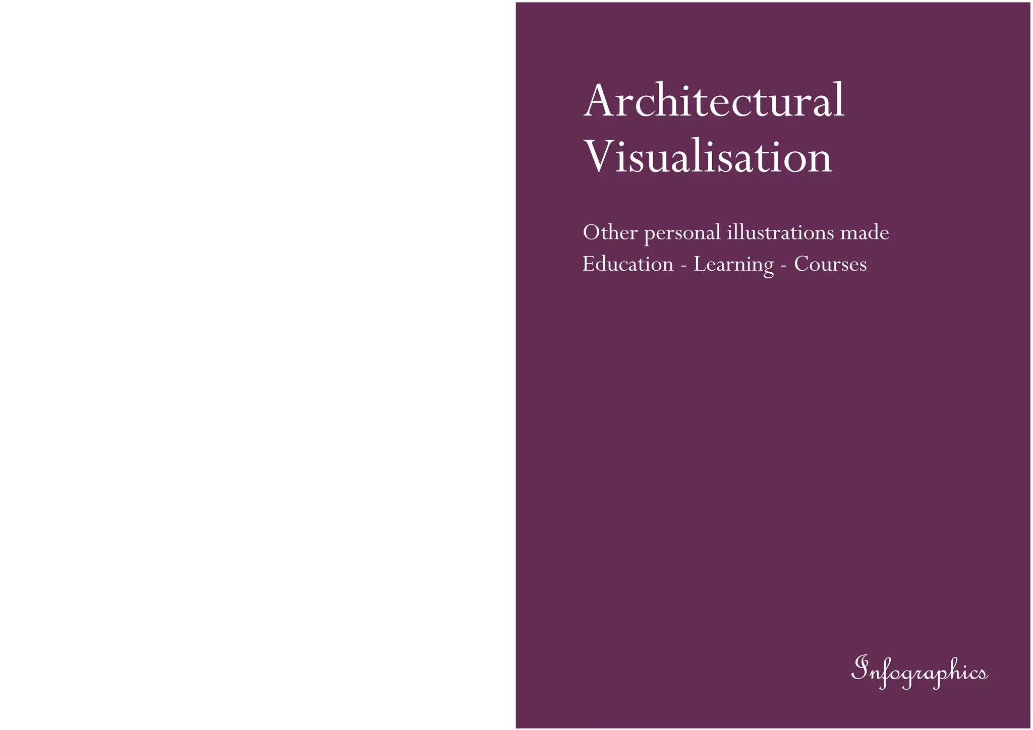 Architectural
Visualisation
Other personal illustrations made
Education - Learning - Courses
Infographics
 