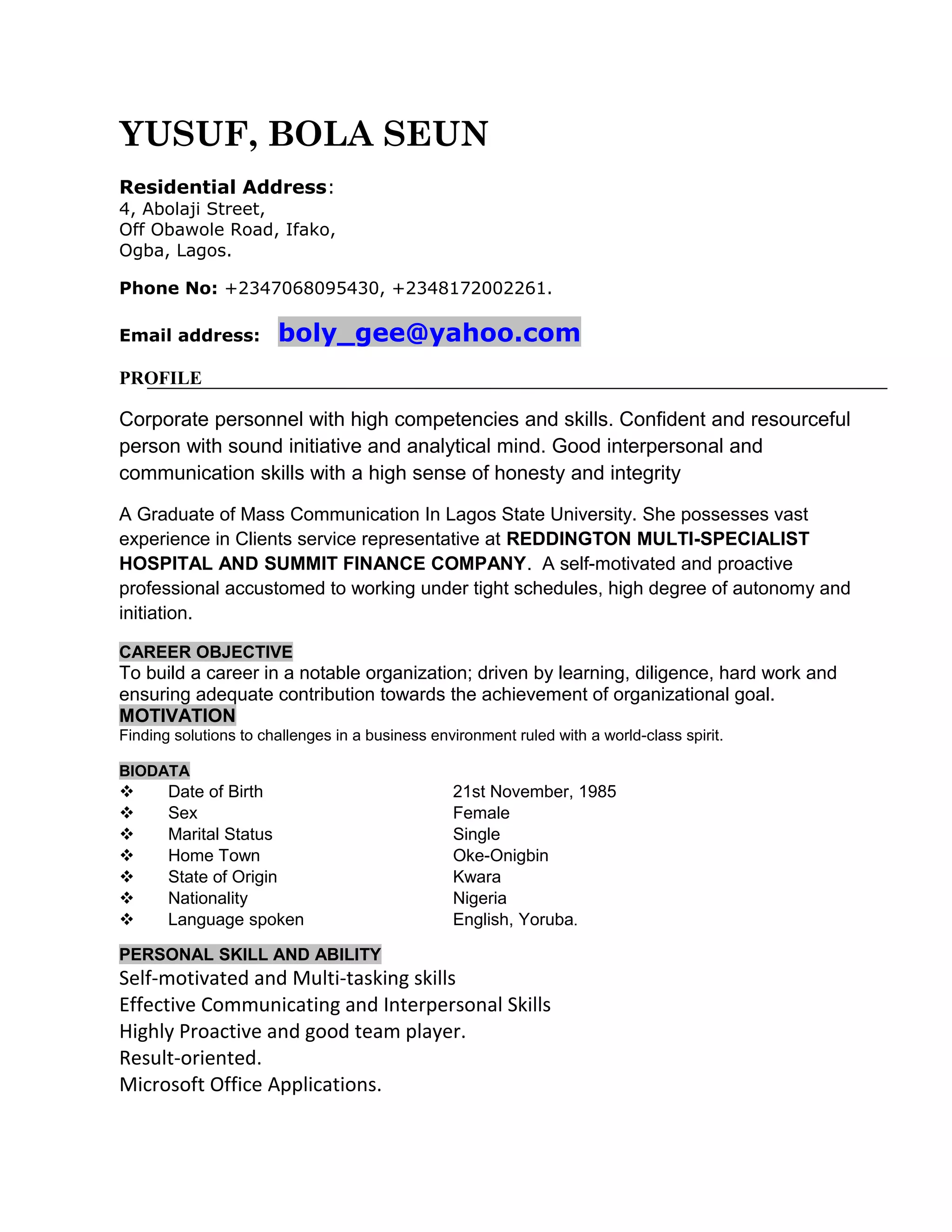 yusuf-bola-cv-pdf-free-download