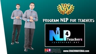Program NLP For Teachers
www.COACHHAFIZBAI.com
 
