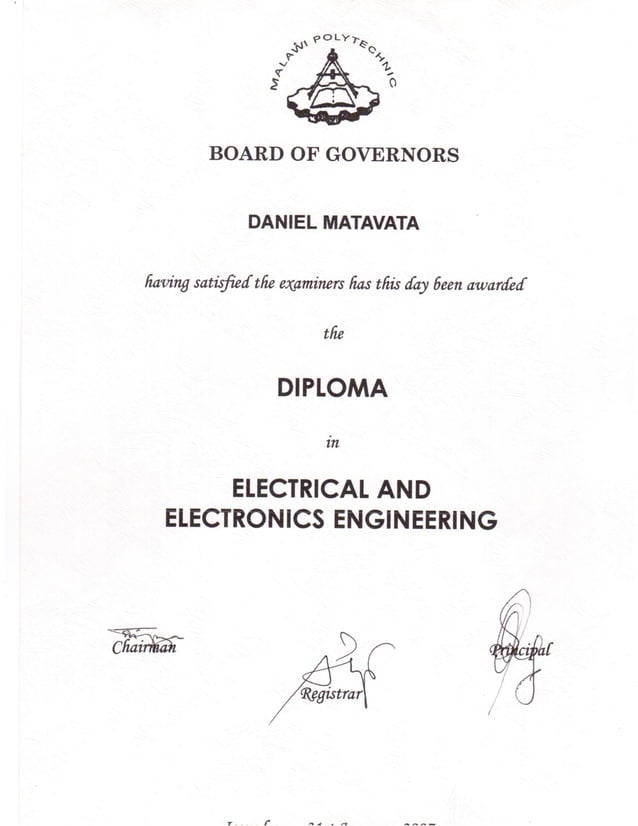 ELECTRICAL DIPLOMA REQUIREMENTS visual data 6