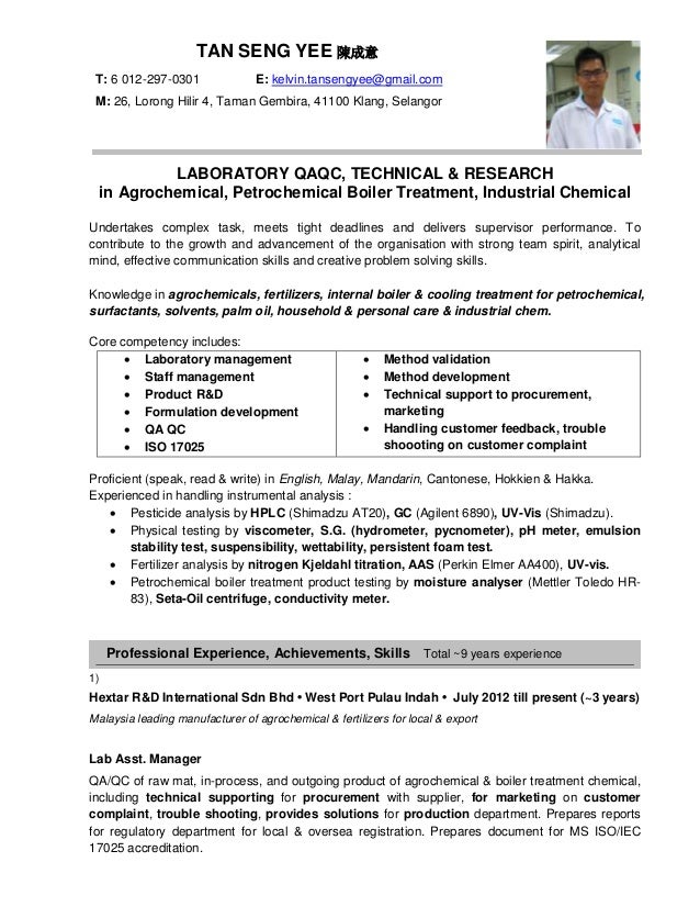 Jobstreet Resume . Tan SY . 130315