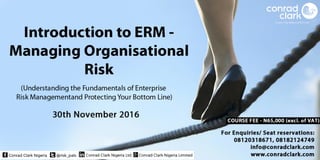 Intro to ERM_November session