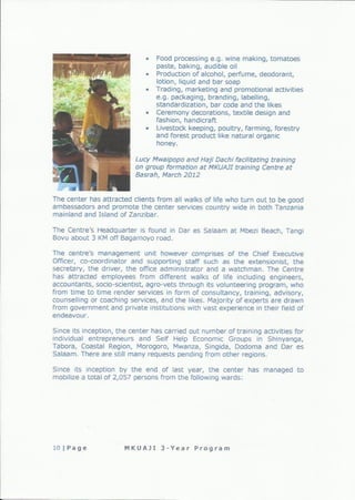 Mkuaji 3-Year Program 2013-2015