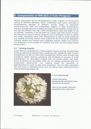 Mkuaji 3-Year Program 2013-2015