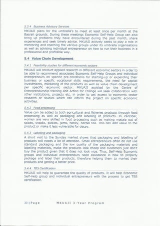 Mkuaji 3-Year Program 2013-2015