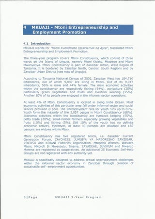 Mkuaji 3-Year Program 2013-2015