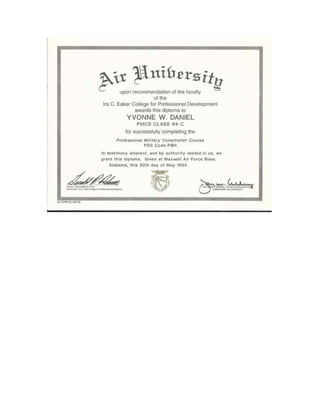 Air University diploma | DOCX