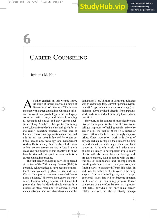 Stunning Counseling Career Advice image