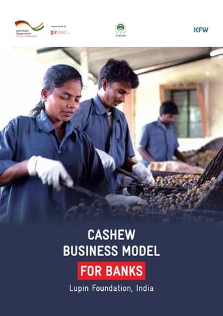 Implemented by
CASHEW
BUSINESS MODEL
FOR BANKS
Lupin Foundation, India
 