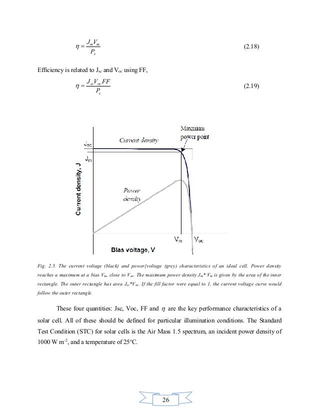 Solar cell master thesis
